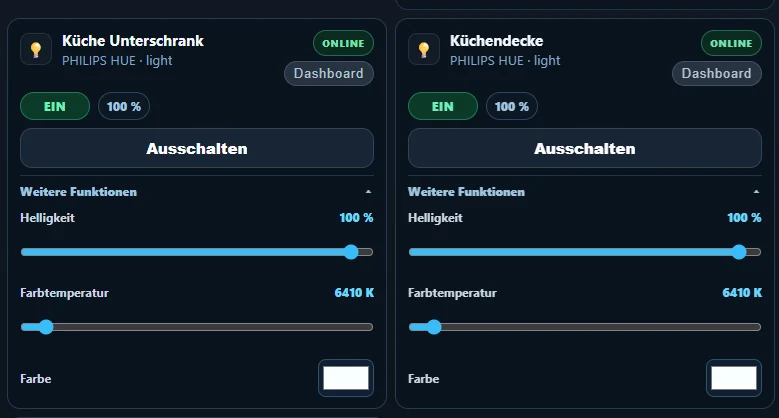 Philips Hue in Klivox Cloud